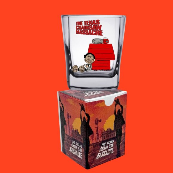 Peanuts Characters/Horror Movie Mashup Shot Glass Set/Matching Gift Box - Picture 10 of 11